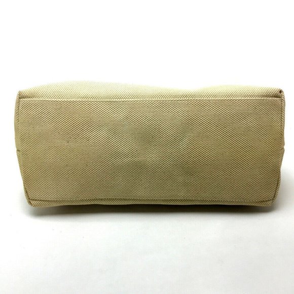 FURLA Shoulder Bag Hand Bag Canvas / Leather Brown - Picture 2 of 10